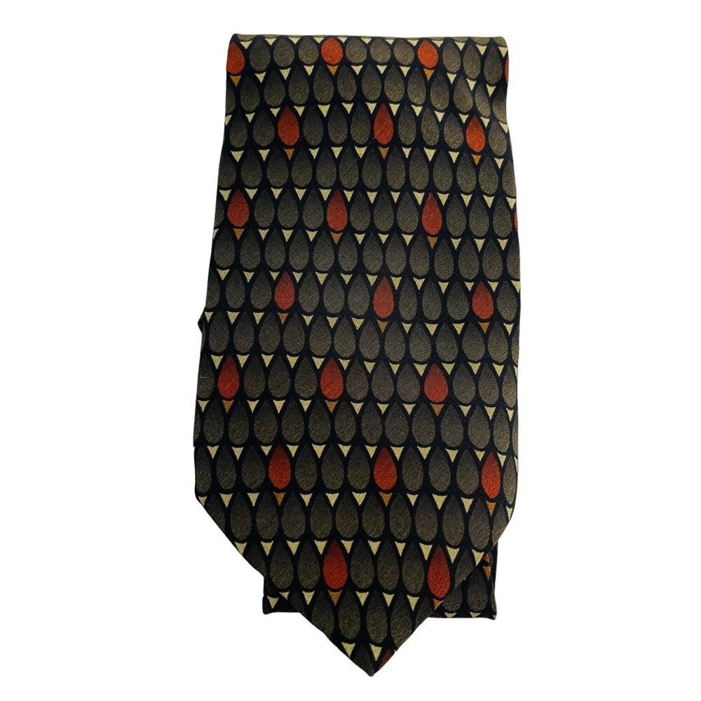 Grateful Dead Necktie Mens OS Green Rainforest Second Set Silk 1996 Vintage